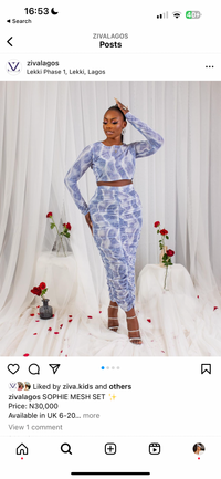 Sophie mesh set