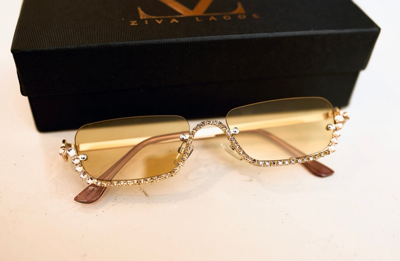 Elise Sunglasses(Champagne Gold)