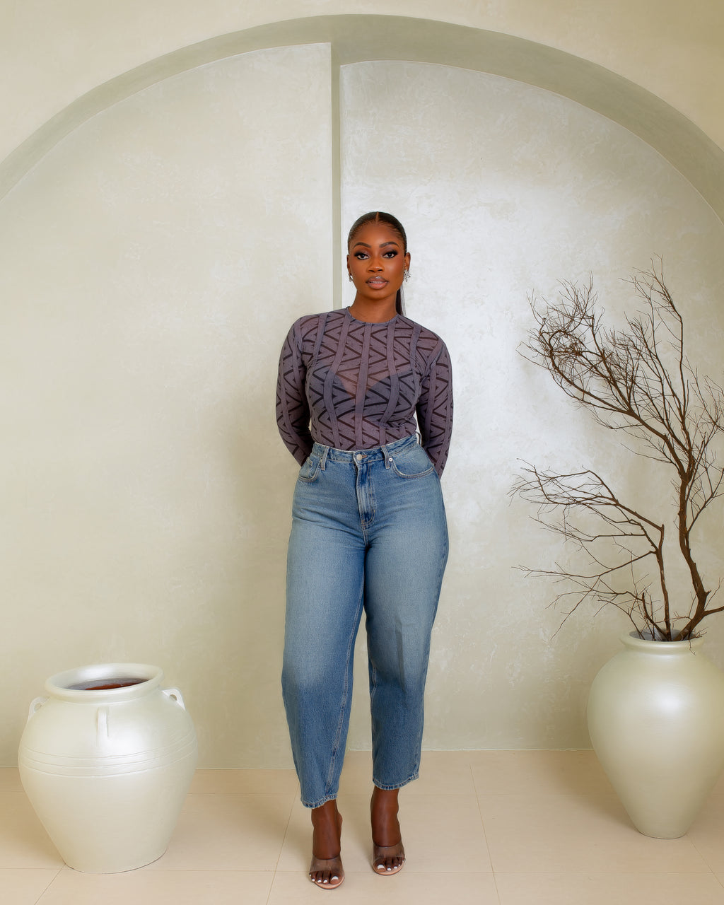 Kairo Custom Ziva Mesh Top