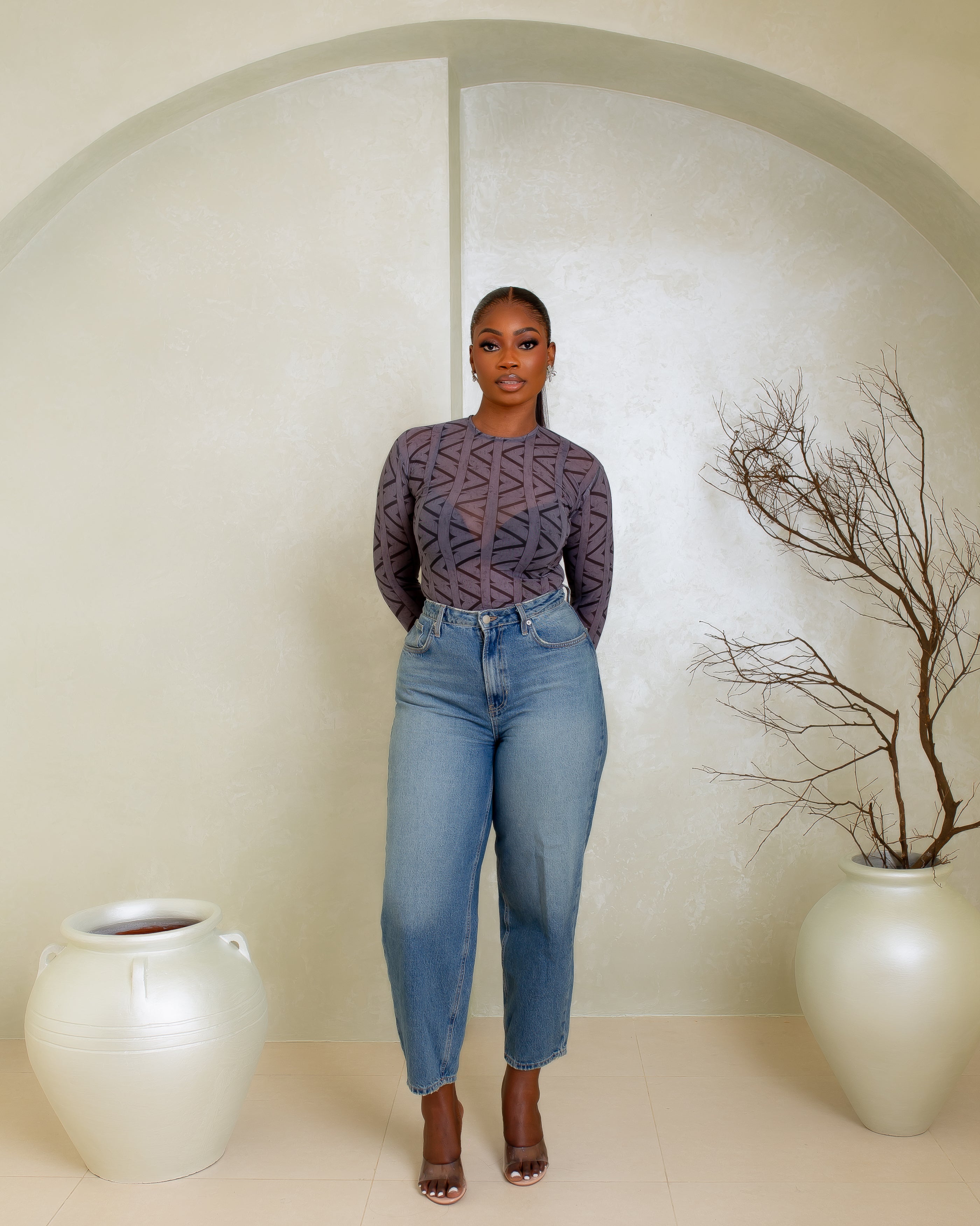 Kairo Custom Ziva Mesh Top