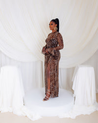 Milan Mesh Dress (Leopard Bells)