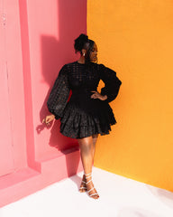Ozinna Skirt Set (Midnight Check Print)