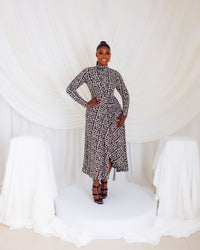 Hazel Dress (Ivory Maze)