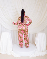 Silk Pj Set (Rosy Mirage)