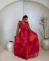 Karasi Dress (Ember Bloom Print)