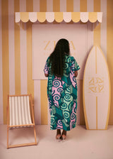 Ife Ankara Bubu (Emerald Spiral Print)