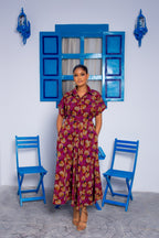 Shirt Dress (Sunset Leaf)