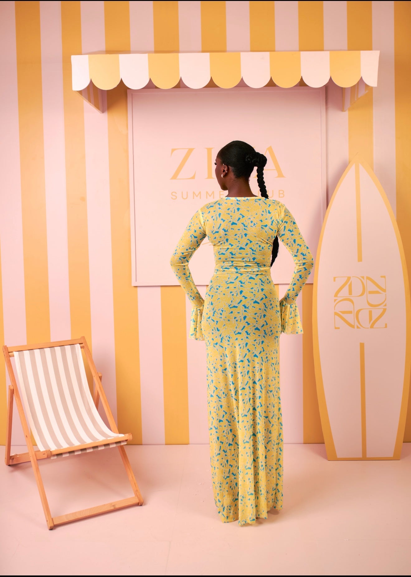 Milan Mesh Dress (Sunlit Confetti Print)