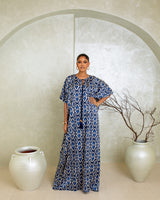 Tassle Silk Bubu (Blue Mosaic)