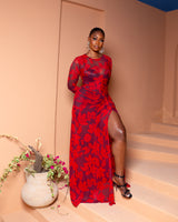 Milan Mesh (Crimson Bloom)