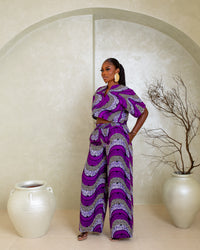 Zuri Ankara Set (Royal Amethyst)