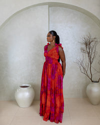Karasi Dress (Ember Bloom Print)