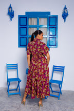 Shirt Dress (Sunset Leaf)