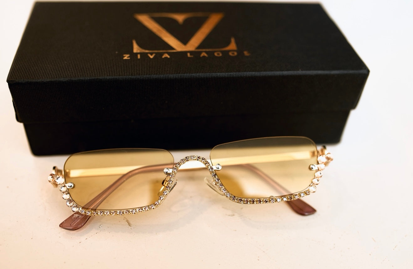 Elise Sunglasses(Champagne Gold)