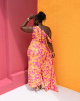 Yaya Dress (Sunset Blossom Print)