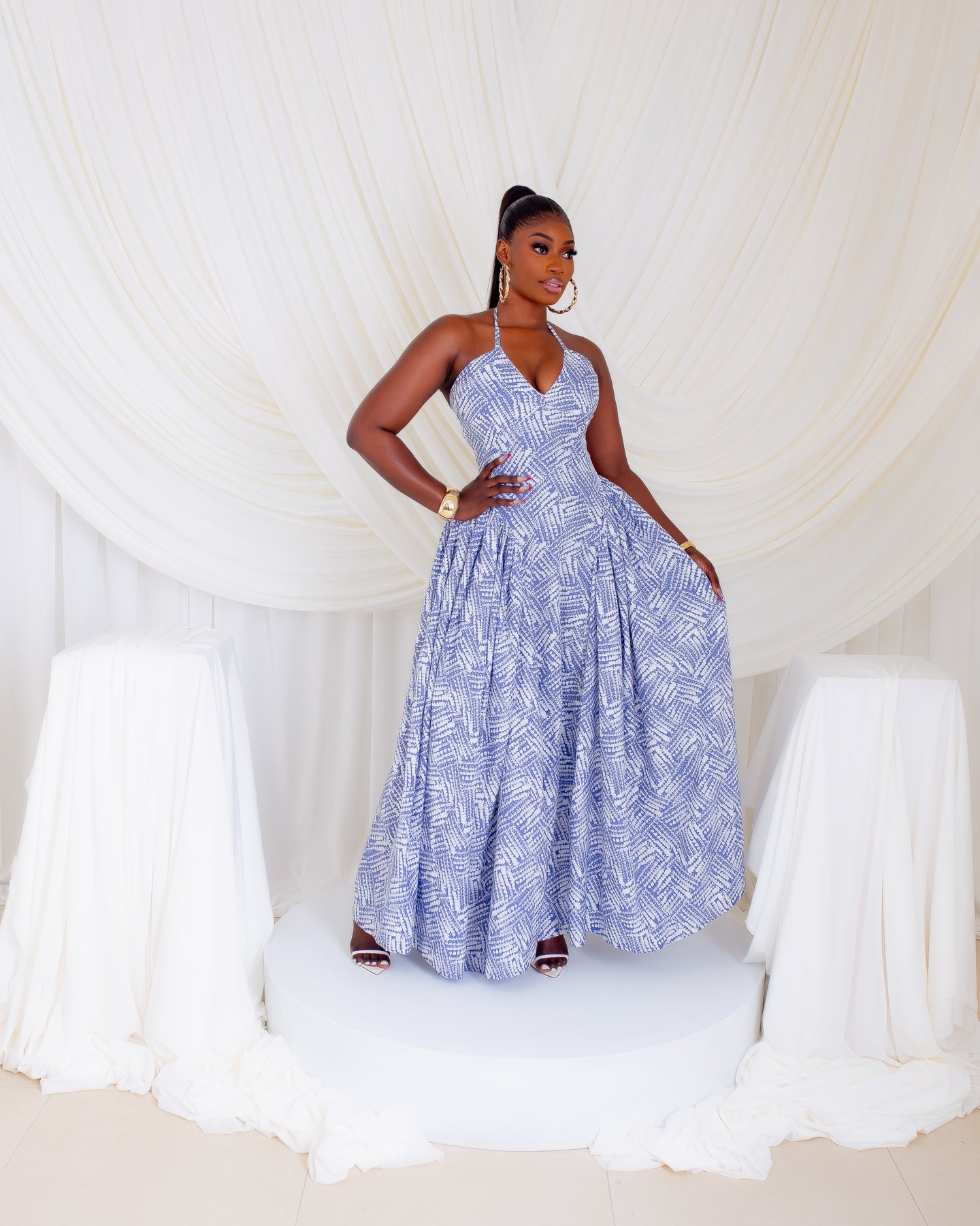 Serenity Dress (Blue Bells)