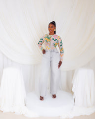 Kairo Custom Ziva Mesh Top (Tropicalía)