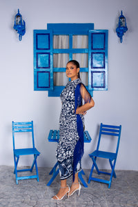 Petra Dress (Blue Escape)