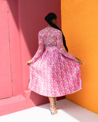 Georgia Skirt Set (Rose Mosaic Print)