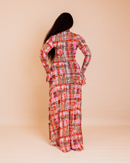 Milan Mesh Dress (Radient Maze)