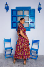 Shirt Dress (Sunset Leaf)