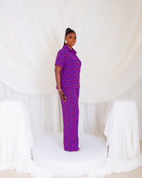 Diya Pants Set (Electric Mirage)