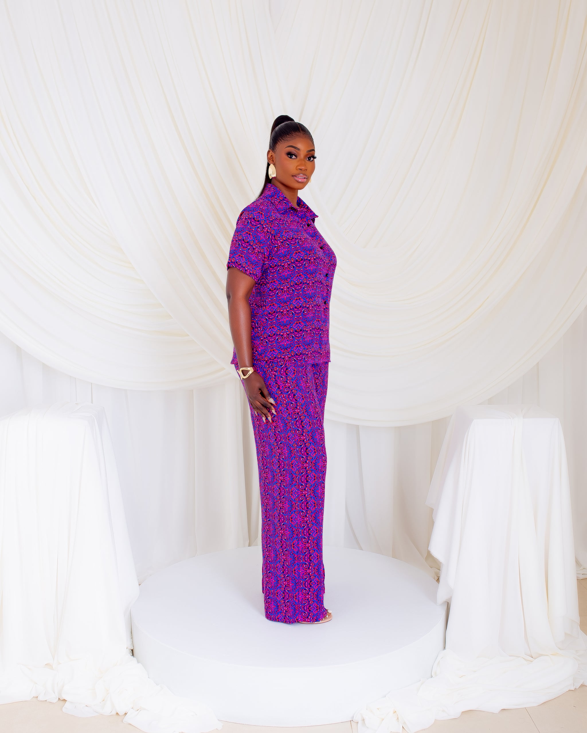 Diya Pants Set (Electric Mirage)