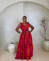Karasi Dress (Ember Bloom Print)
