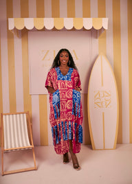 Ife Adire Bubu (Royal Bloom Print)