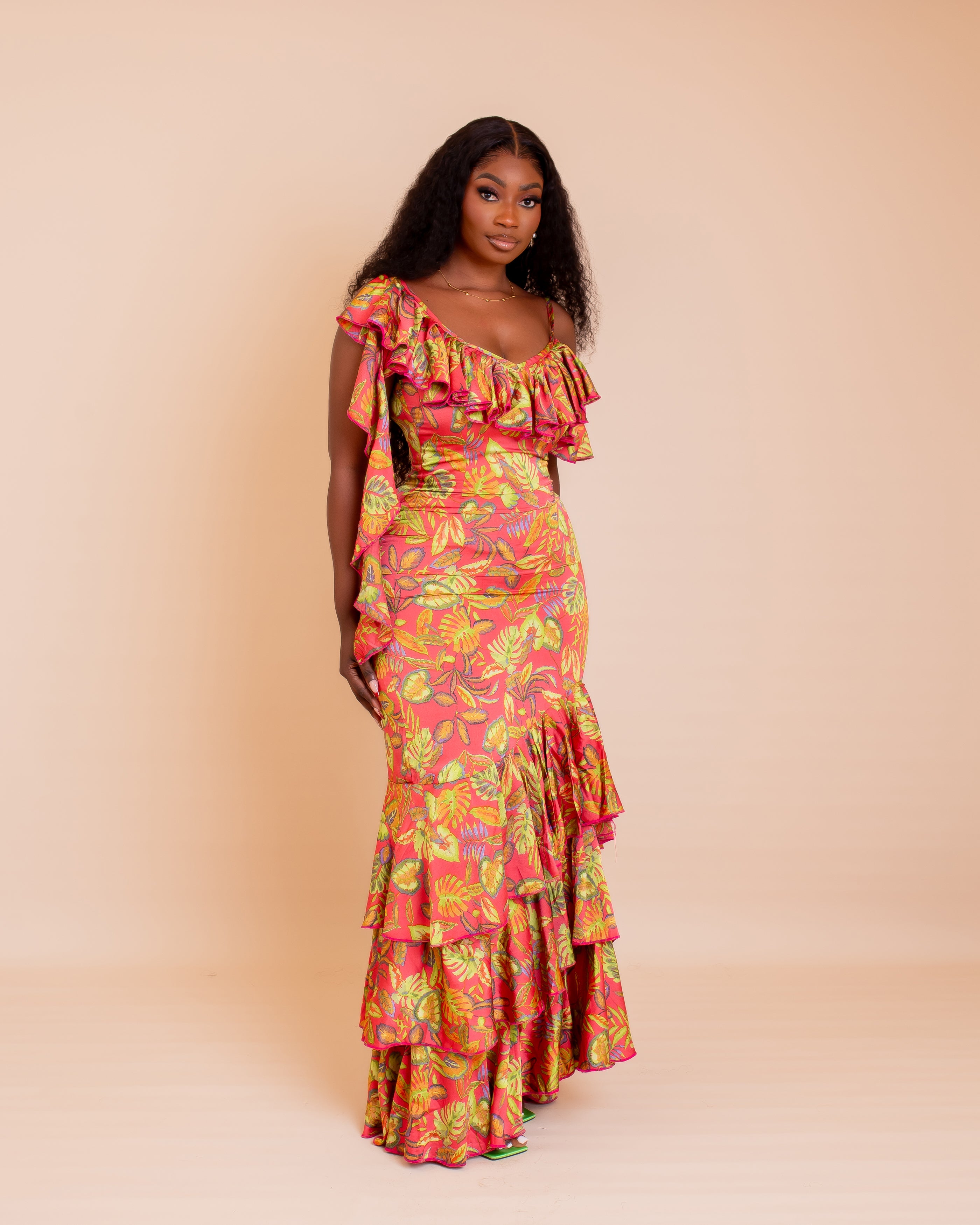 Ariana Dress (Sunset Flora)