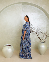 Tassle Silk Bubu (Blue Mosaic)