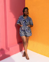 Aduke Ankara Short Set (Halo print)