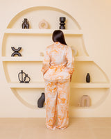 Tricia Pant Set(Amber Swirl Print)