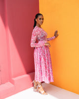 Georgia Skirt Set (Rose Mosaic Print)
