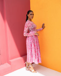 Georgia Skirt Set (Rose Mosaic Print)