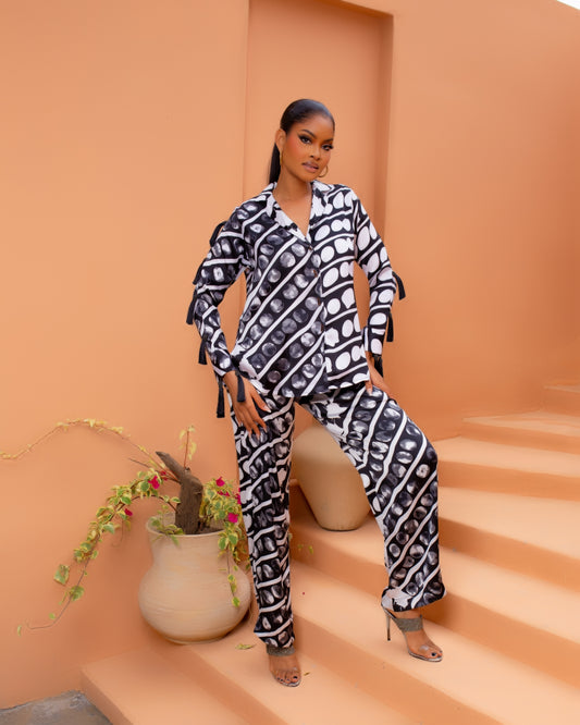 Tassle Silk Set (Lunar Dots)