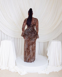 Milan Mesh Dress (Leopard Bells)