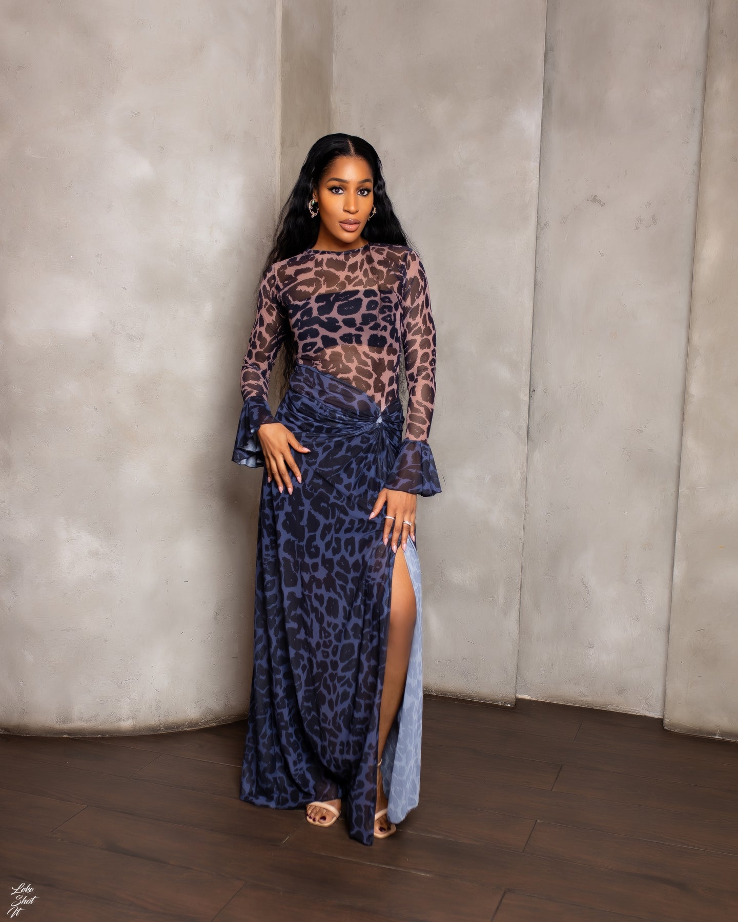 Milan Dress (Nicole Two Tone)