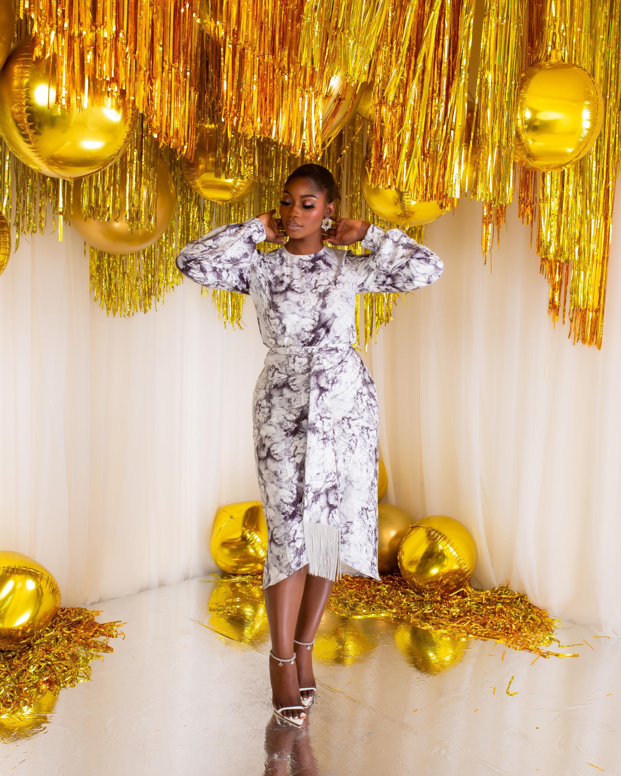 Olori Iro & Buba with Fringe Detail