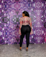 London Custom Ziva Mesh Top