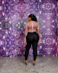 London Custom Ziva Mesh Top