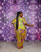 Drawstring Silk Bubu (Golden Kaleido)