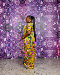 Drawstring Silk Bubu (Golden Kaleido)