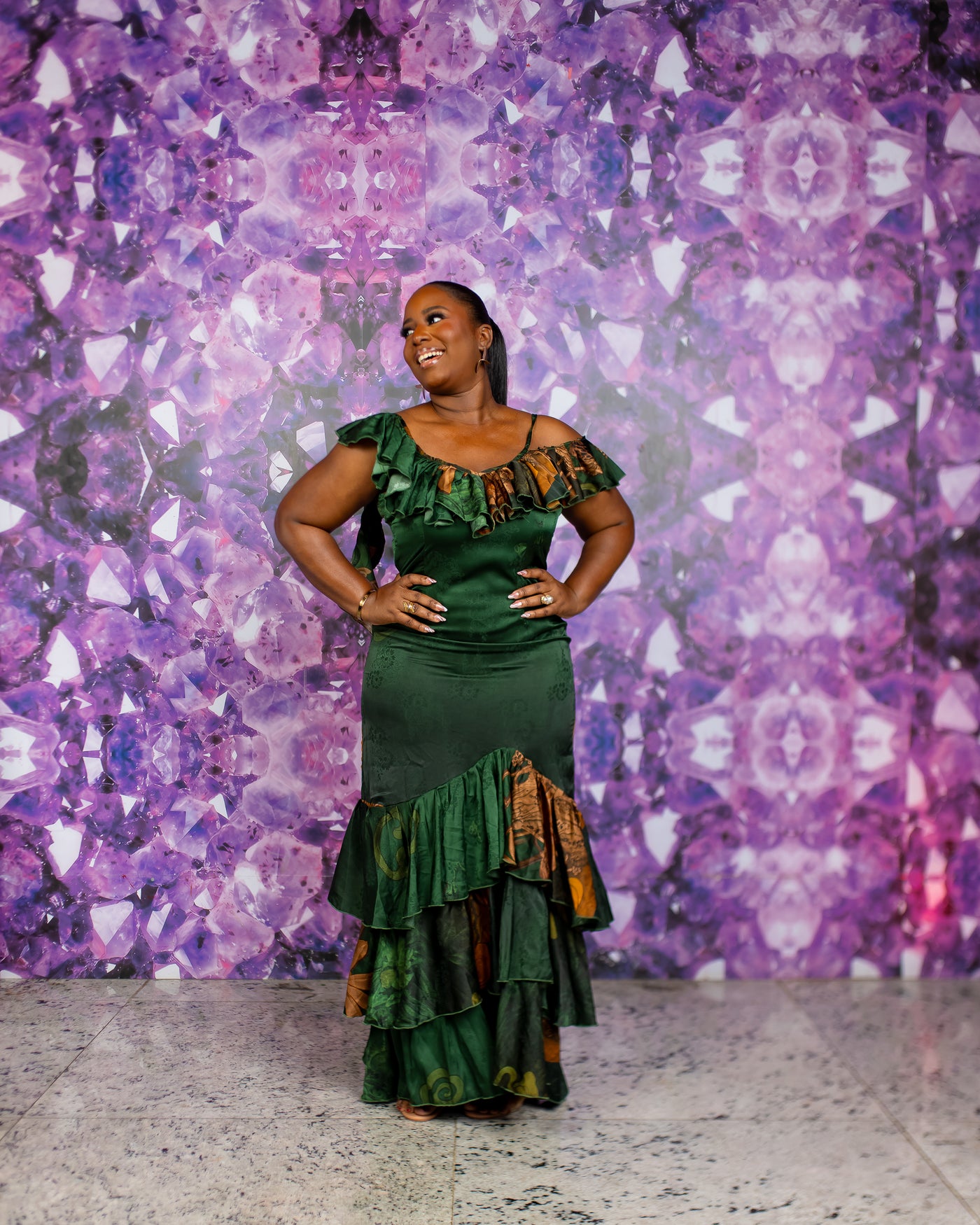 Ariana Dress (Emerald Dusk)