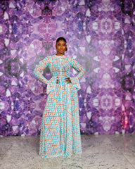 Neriah Dress (Ziva Custom Print)