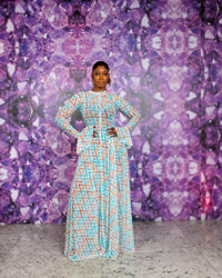 Neriah Dress (Ziva Custom Print)