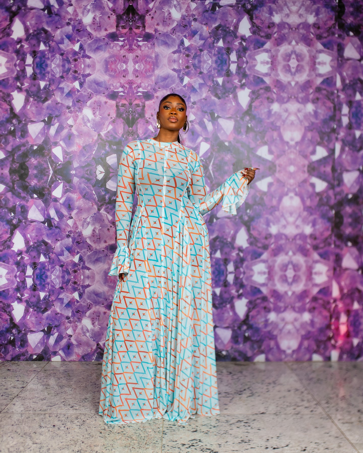 Neriah Dress (Ziva Custom Print)