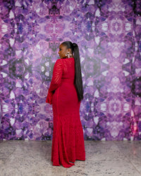 Vienna Dress (Crimson Veil)