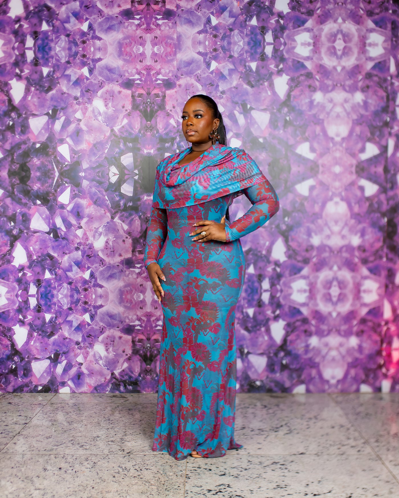 Maryam Transformer Dress (Ziva Custom Print)