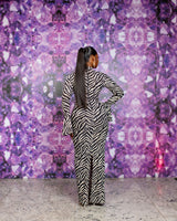 Nyra Dress (Zebra Wave)